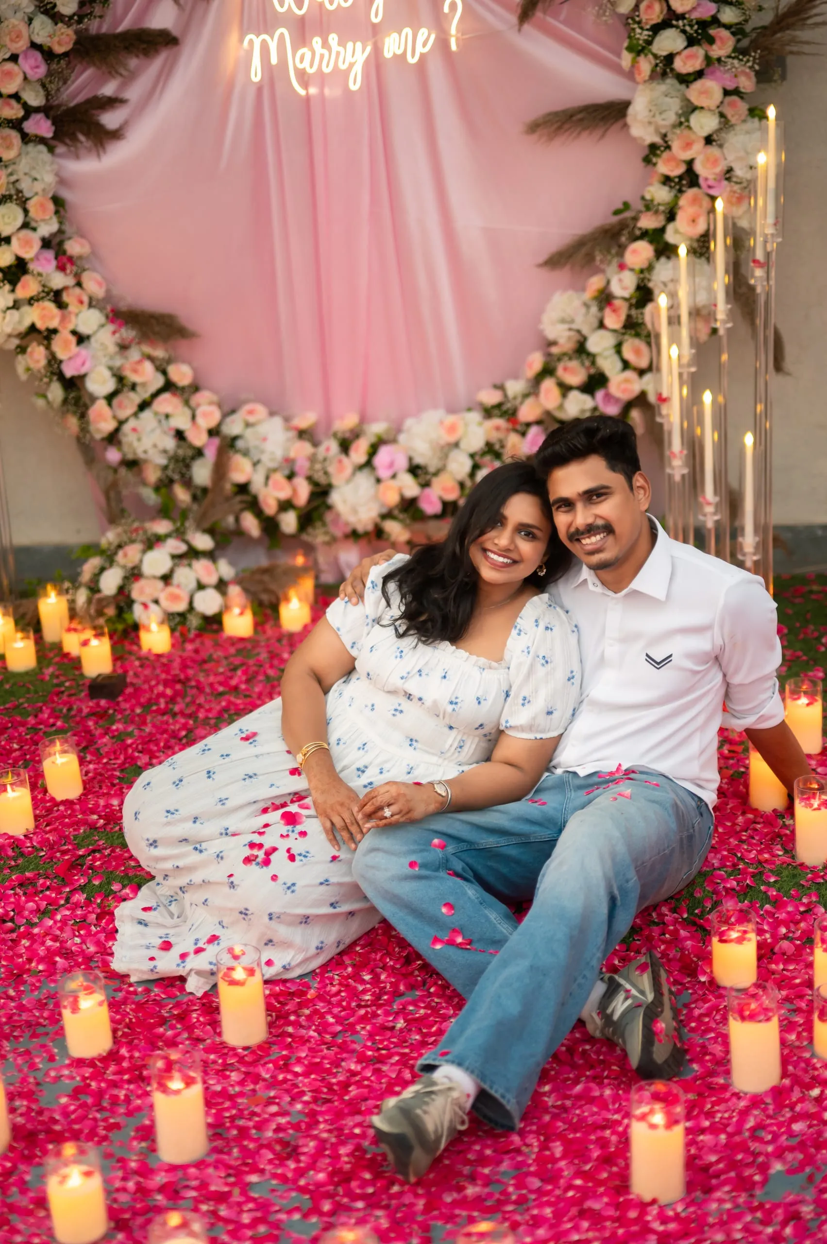 Us, and a thousand petals.